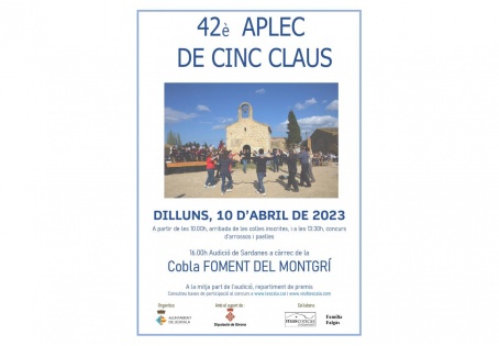 42è Aplec de Cinc Claus. Concurs de paelles i arrossos i audició de sardanes a càrrec de la cobla Foment del Montgrí