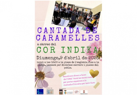 Cantada de Caramelles a càrrec del Cor Indika