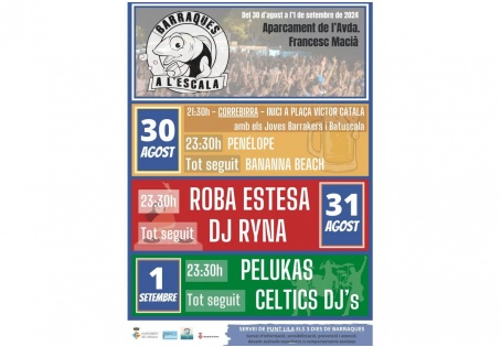 Barrakes: Concerts a càrrec de Pelukas i Celtics Dj - Festa Major 2024