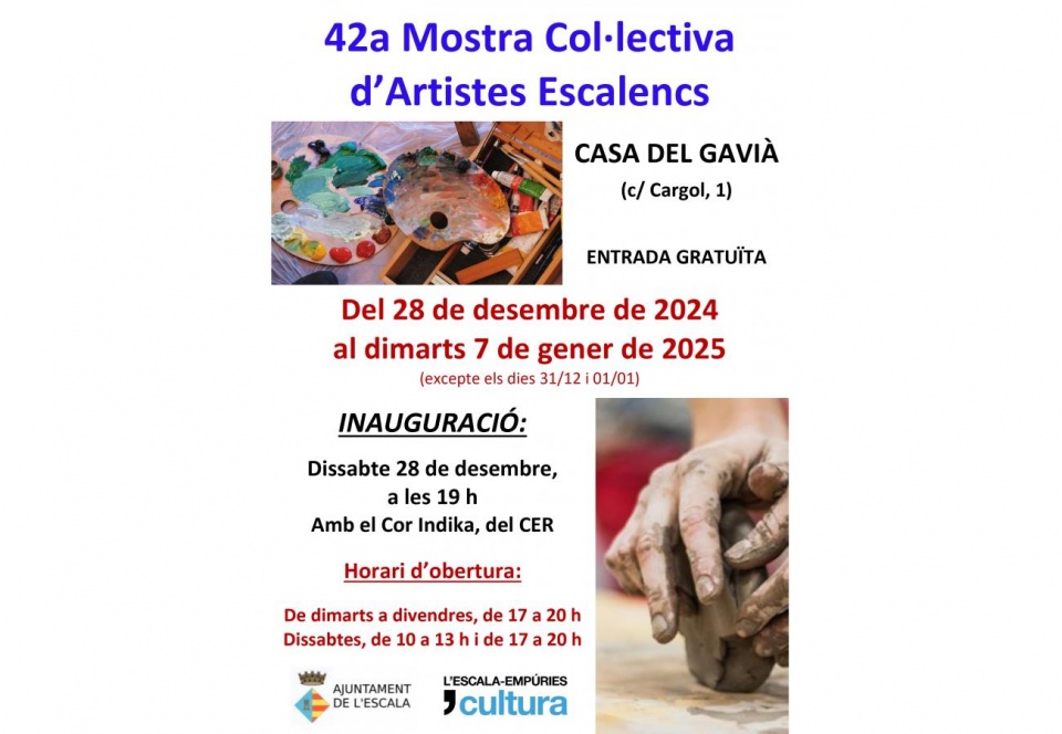 acte 48196cartell 42a mostra artistes escalencs