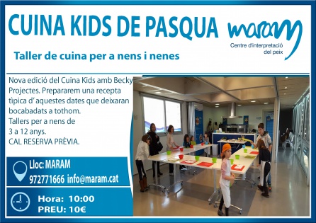 Taller infantil Cuina Kids de Pasqua al MARAM