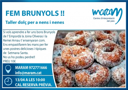 Taller infantil de brunyols de quaresma al MARAM