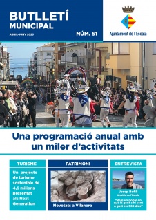 Butlletí d'informació municipal Ajuntament de l'Escala abril-juny 2023
