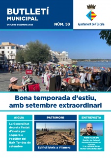 Butlletí d'informació municipal Ajuntament de l'Escala Octubre-Desembre 2023